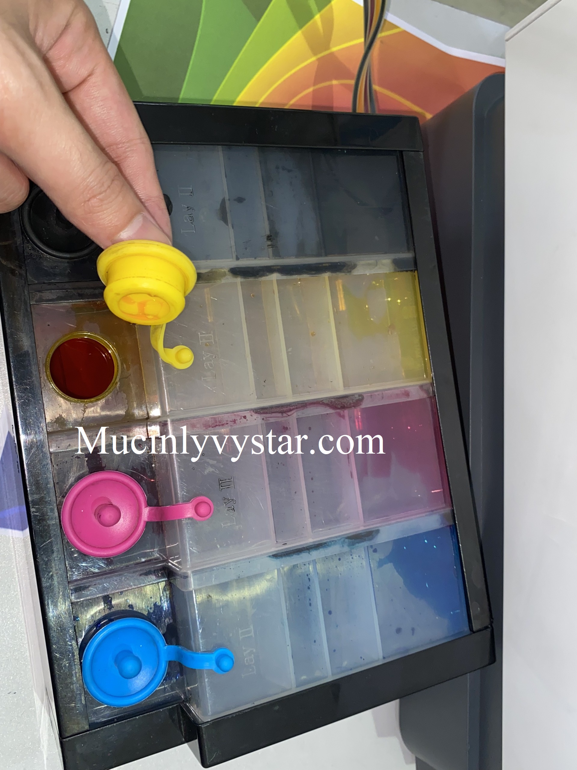 Lắp hệ thống mực in liên tục cho máy in HP OfficeJet Pro 9010 Lắp hệ thống mực in liên tục cho máy in HP OfficeJet Pro 9010