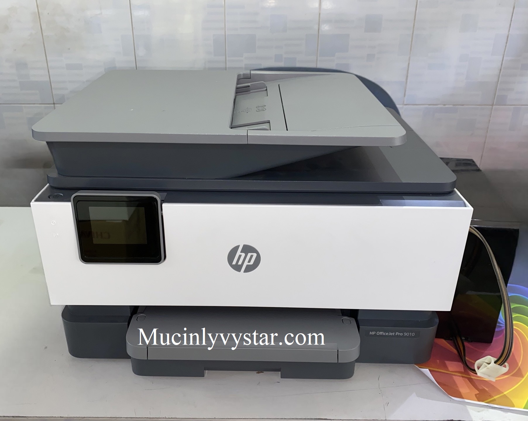 Lắp hệ thống mực in liên tục cho máy in HP OfficeJet Pro 9010 Lắp hệ thống mực in liên tục cho máy in HP OfficeJet Pro 9010
