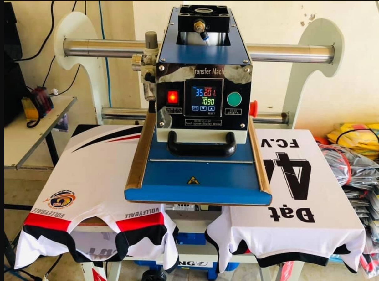 Máy ép nhiệt khí nén tự động GaoShang 40 x 50cm Máy ép nhiệt khí nén tự động GaoShang 40 x 50cm