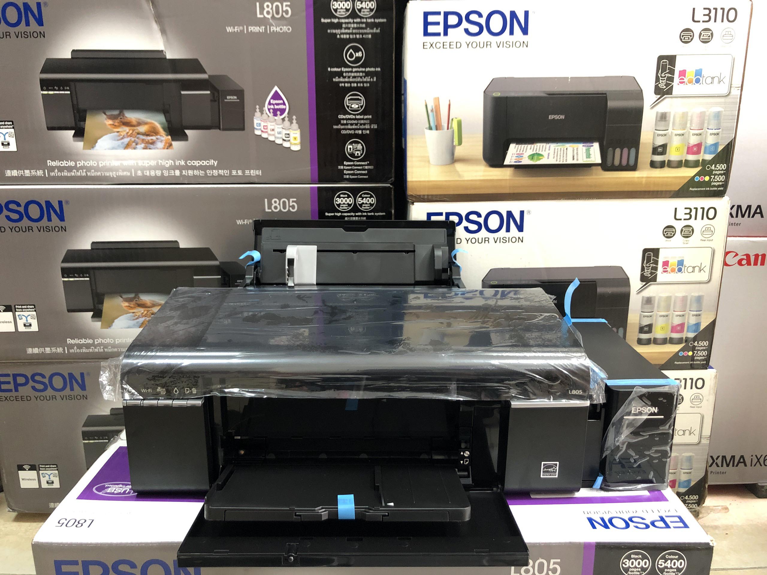 Máy in Epson l805 khổ Aa gắn mực in chuyển nhiệt Máy in Epson l805 khổ Aa gắn mực in chuyển nhiệt