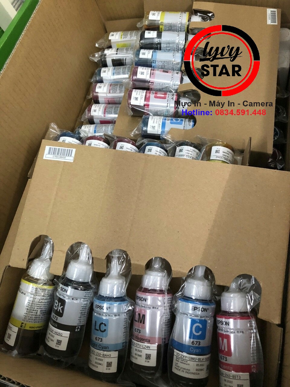 mực in 673 cho máy in Epson l805-L1800 tại long An