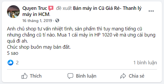 lựa chọn máy in màu chất lượng Anh khác nhiệt tình đánh giá về mực in lyvystar