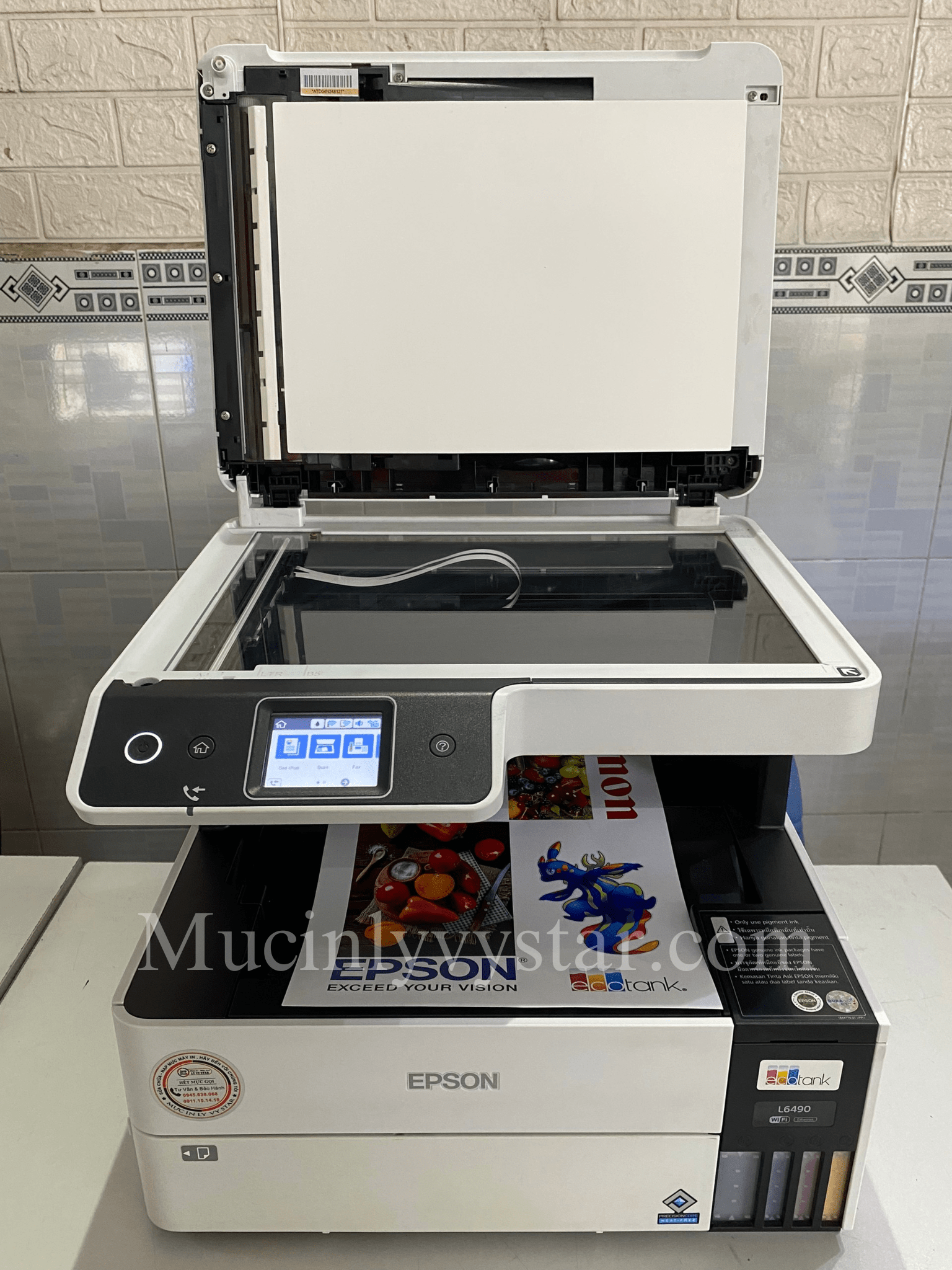 Máy in màu Epson L6490 cũ đa chức năng (In 2 mặt - Scan/Photo/Wifi) Máy in màu Epson L6490 cũ đa chức năng (In 2 mặt - Scan/Photo/Wifi)