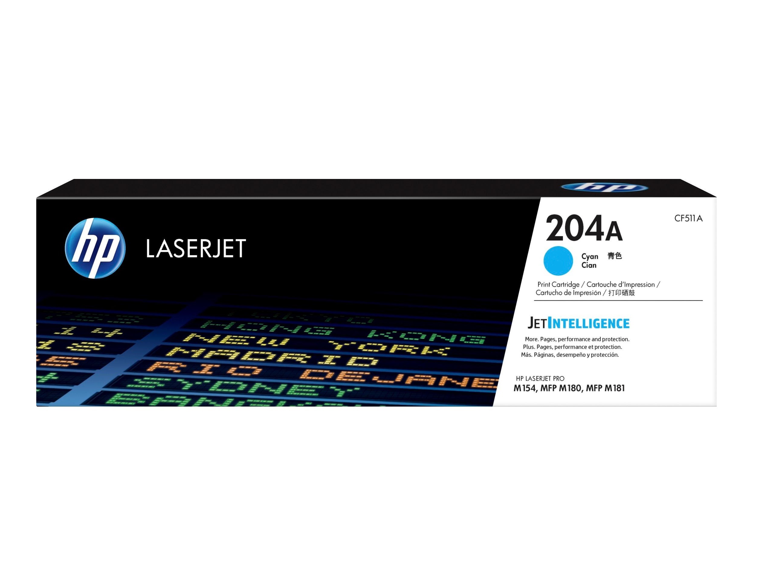 Mực in HP 204A Cyan Original LaserJet Toner Cartridge (CF511A) Mực in HP 204A Cyan Original LaserJet Toner Cartridge (CF511A)