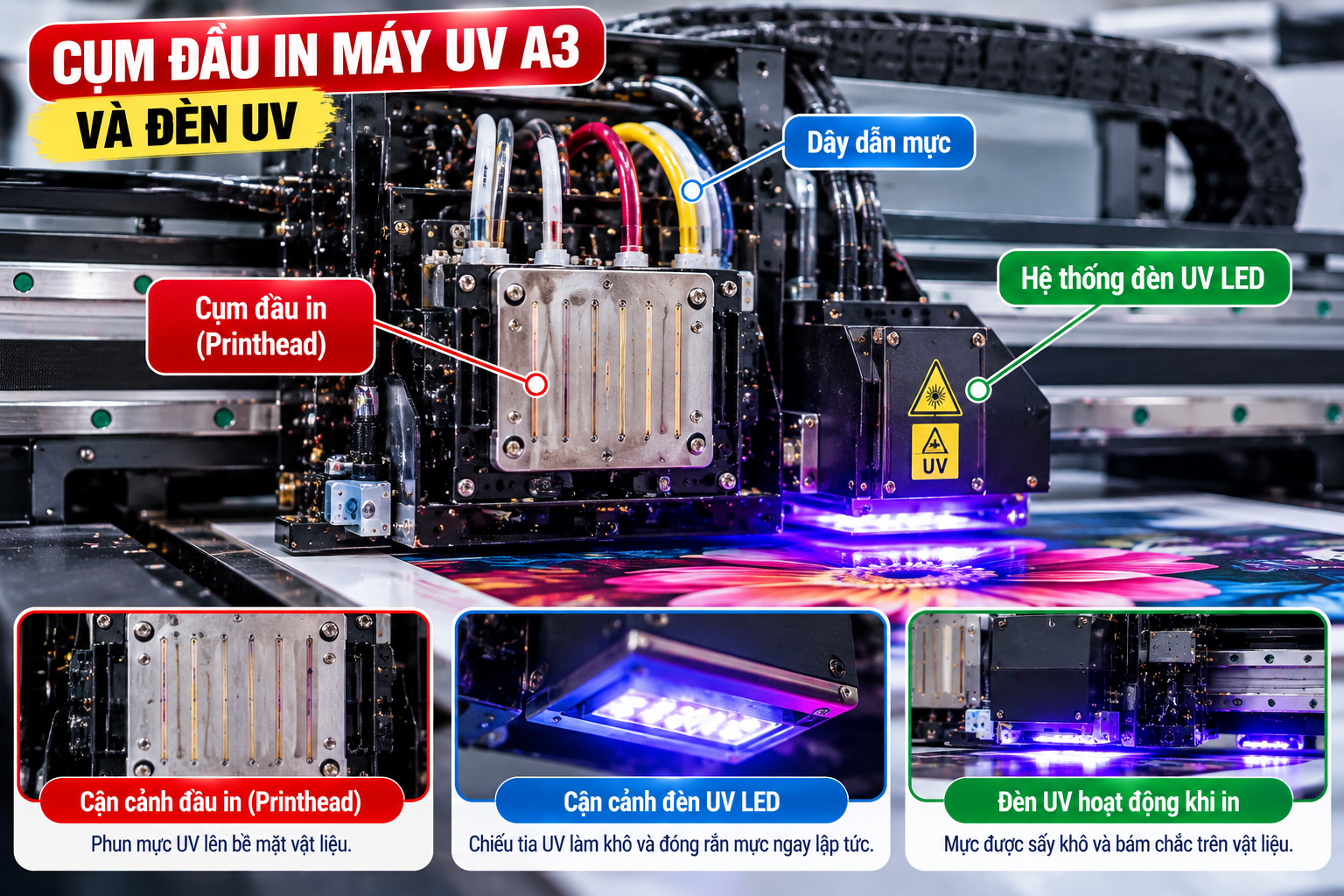 Hệ thống đèn UV hoạt động không đạt yêu cầu Hệ thống đèn UV hoạt động không đạt yêu cầu