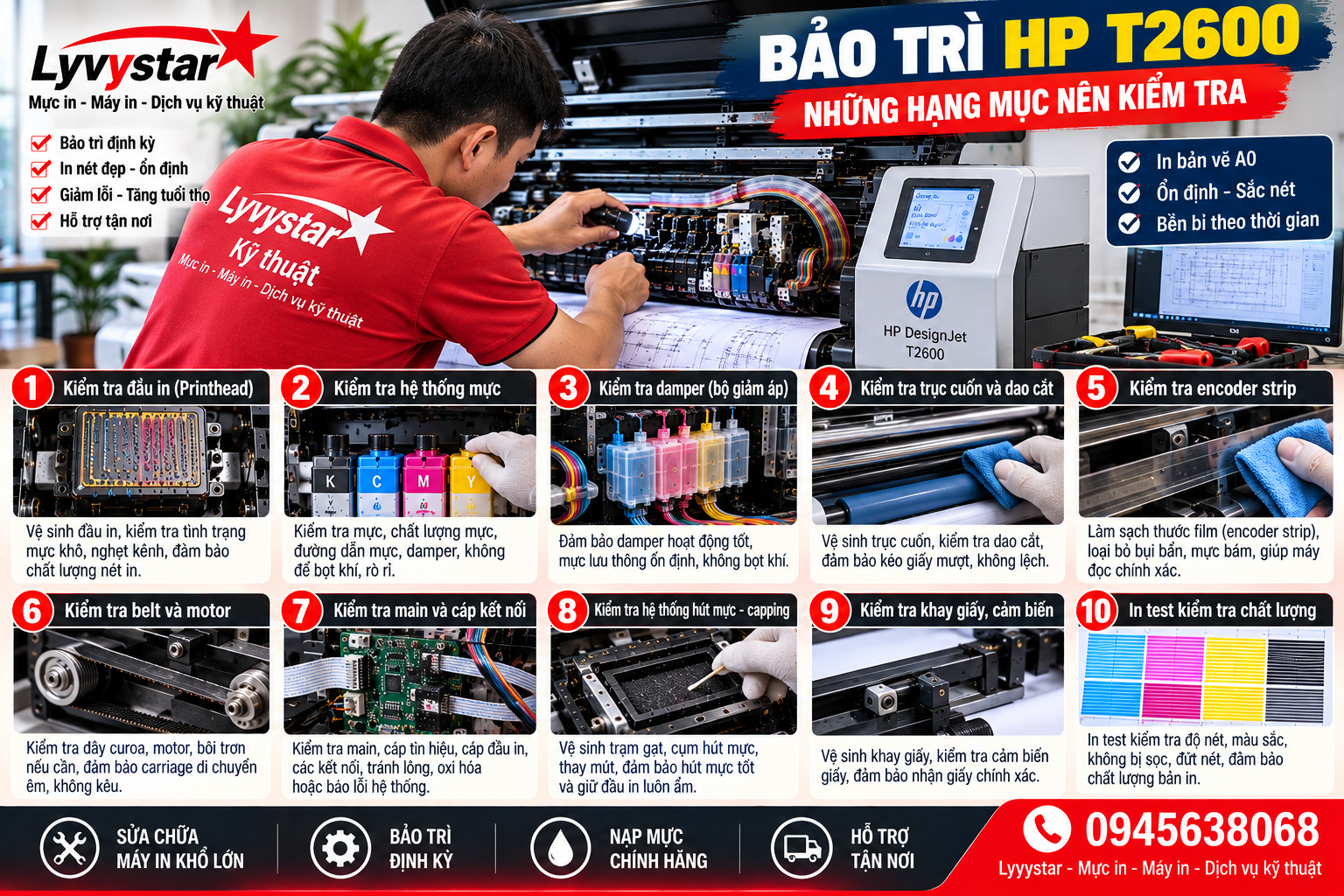 Bảo Trì HP T2600 – Những Hạng Mục Nên Kiểm Tra Bảo Trì HP T2600 – Những Hạng Mục Nên Kiểm Tra
