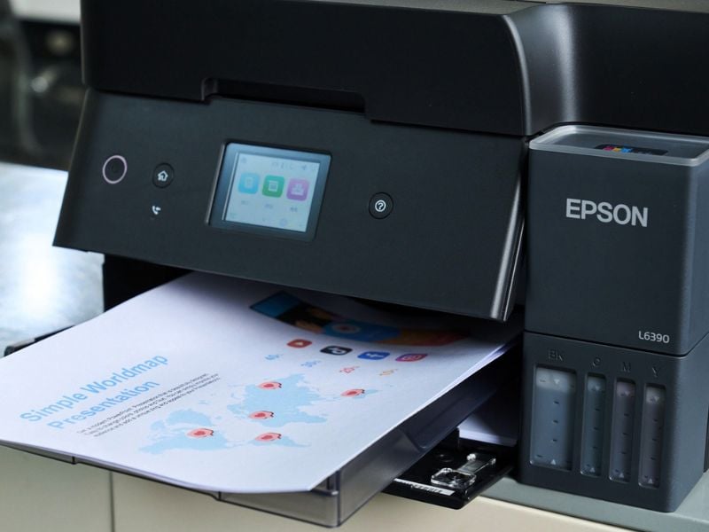 Dịch vụ bơm mực máy in Epson L6390 tại nhà và văn phòng