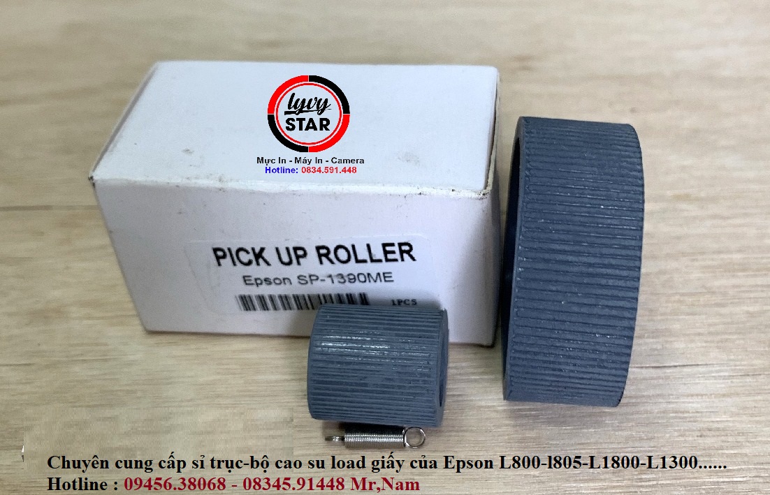 lua trục load giấy L805 có gai tốt sẽ bên hơn