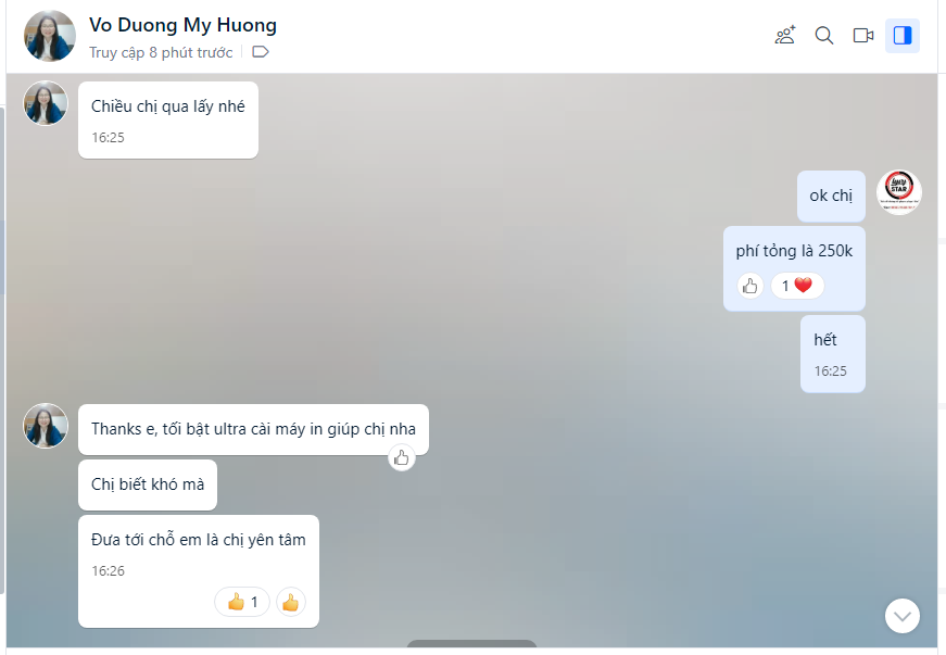 đánh giá khách sửa chữa máy in tại Lyvystar đánh giá khách sửa chữa máy in tại Lyvystar