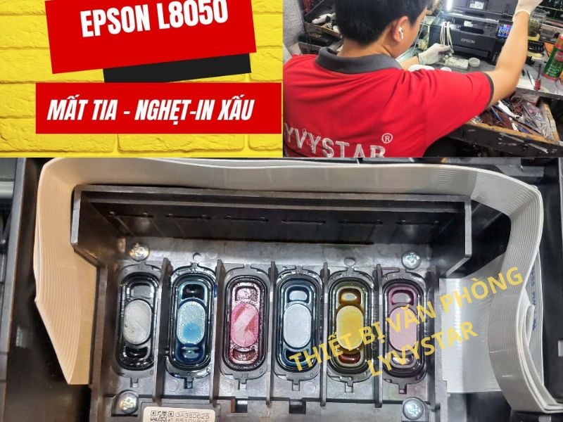 Đầu phun Epson L8050 chính hãng giá bao nhiêu Đầu phun Epson L8050 chính hãng giá bao nhiêu