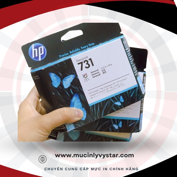 Đầu phun HP 731 DesignJet (P2V27A) chính hãng Đầu phun HP 731 DesignJet (P2V27A) chính hãng