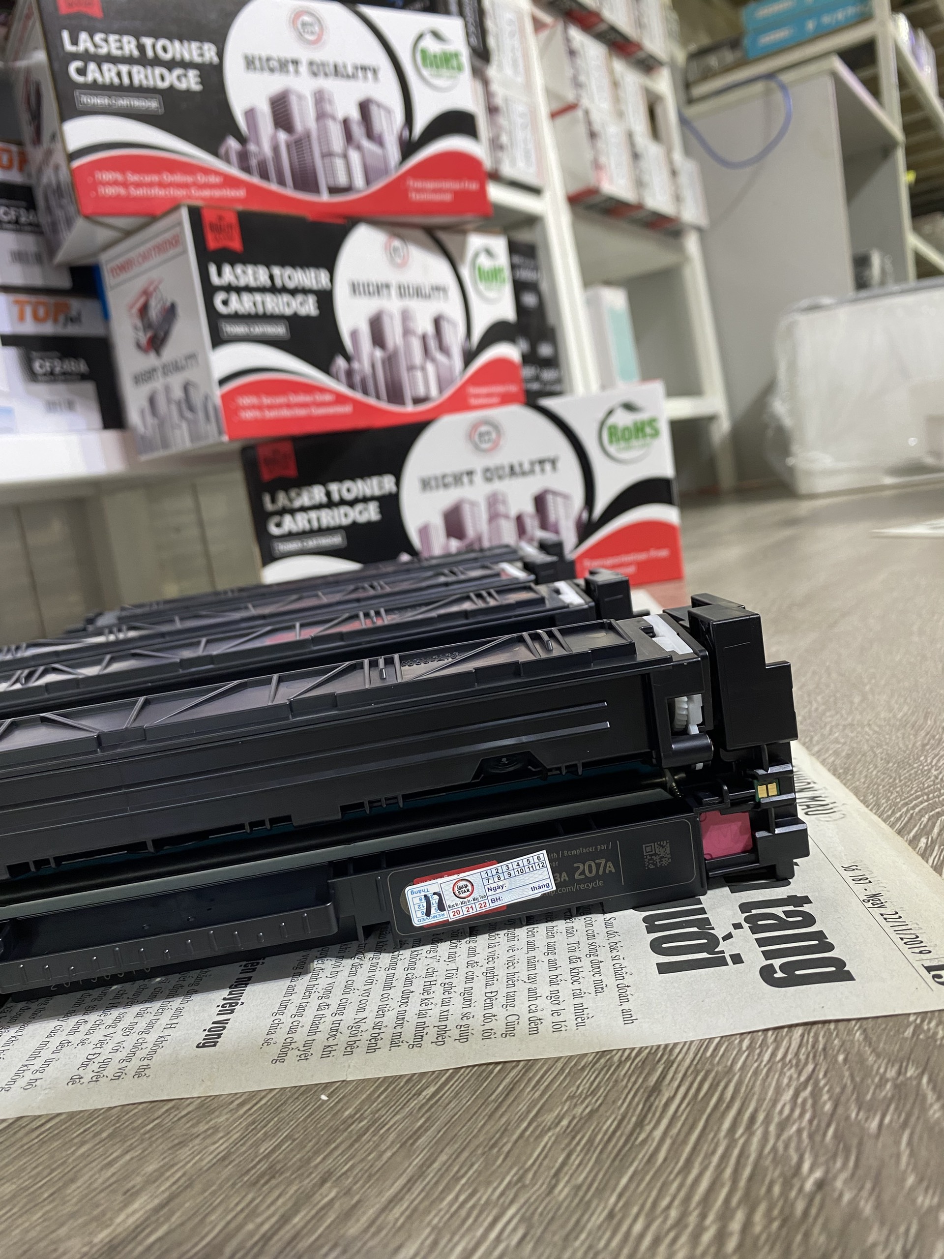 bơm mực máy in laser màu 207a bơm mực máy in laser màu 207a