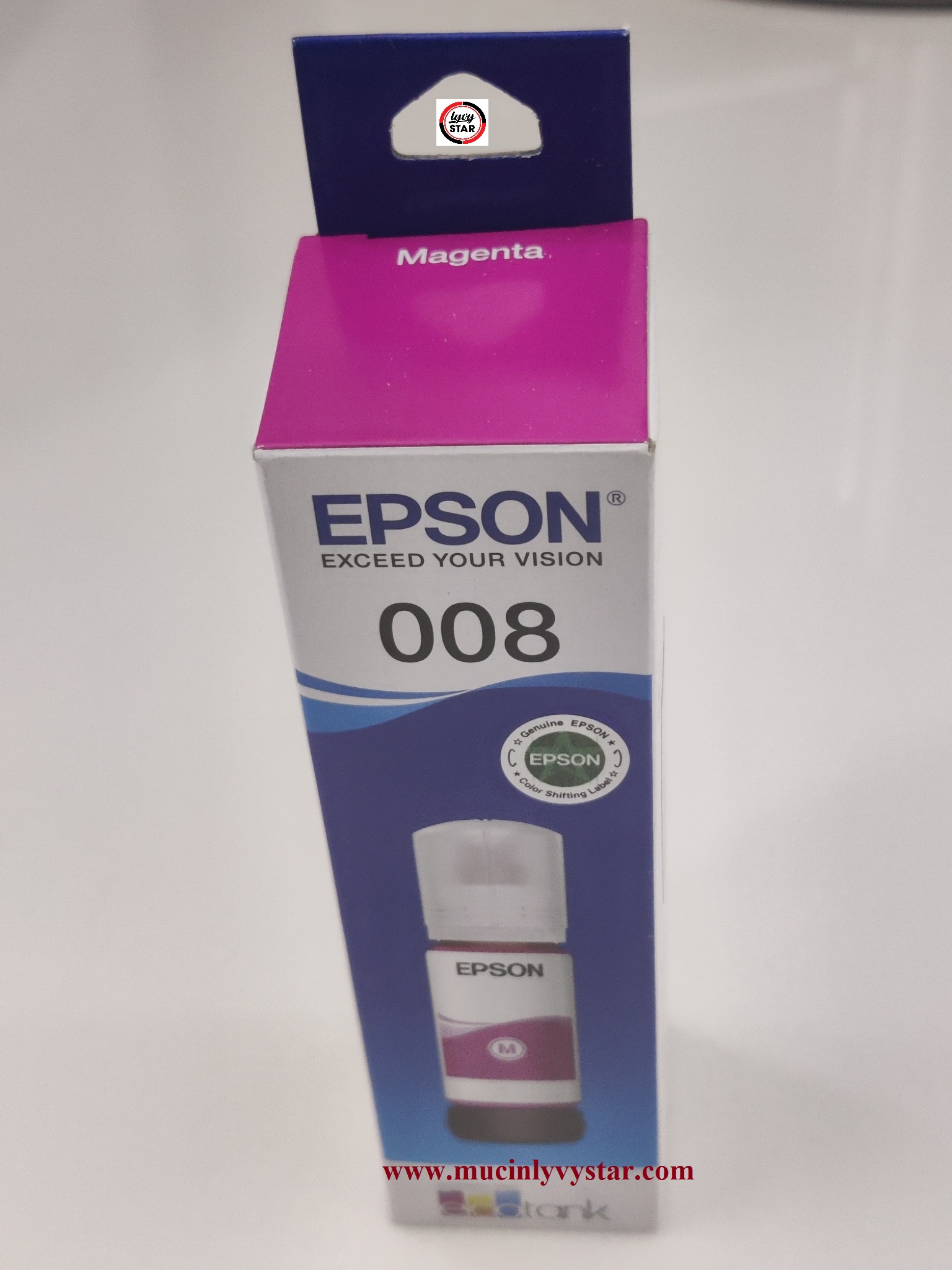 Mực in Epson 008 Pigment Magenta Ink Bottle (C13T06G300)