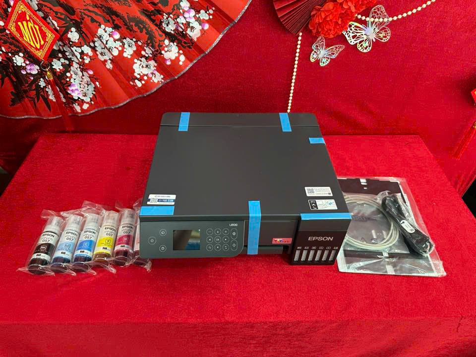 Máy in Epson đa chức năng khổ A4 có wifi - Epson EcoTank L8100 Máy in Epson đa chức năng khổ A4 có wifi - Epson EcoTank L8100