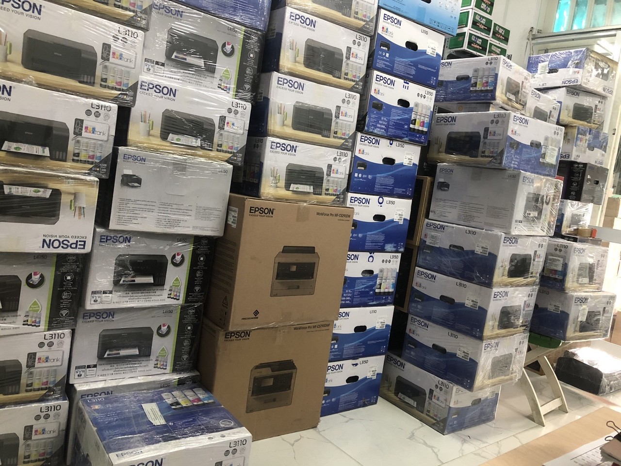 bo si may in Epson L805 chính hãng tại Long An