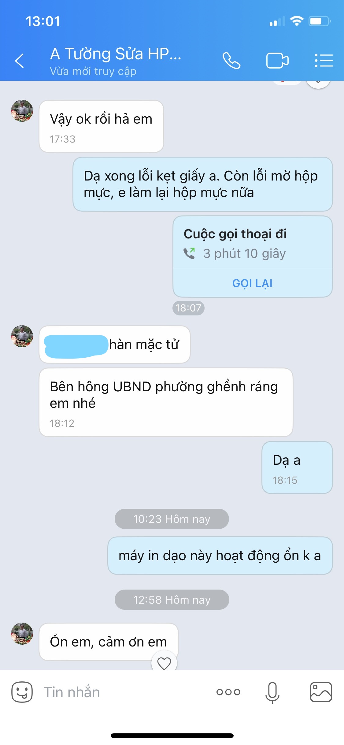 địa chỉ sửa máy in quy nhơn