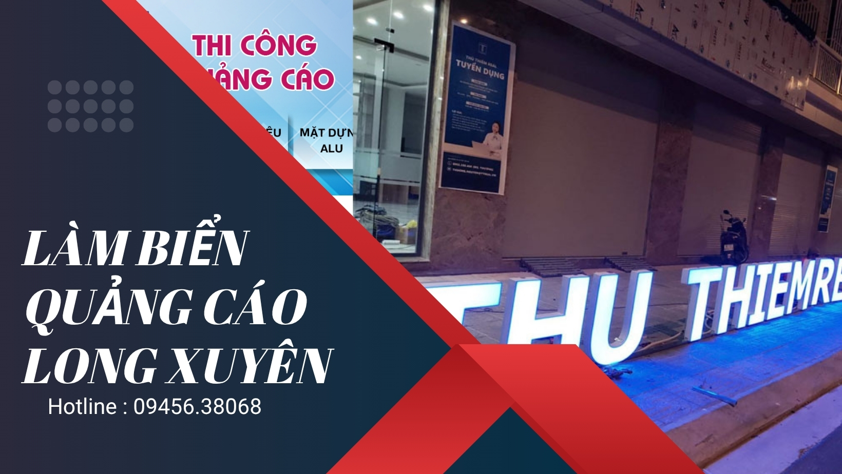 làm biển quảng cáo Long Xuyên làm biển quảng cáo Long Xuyên