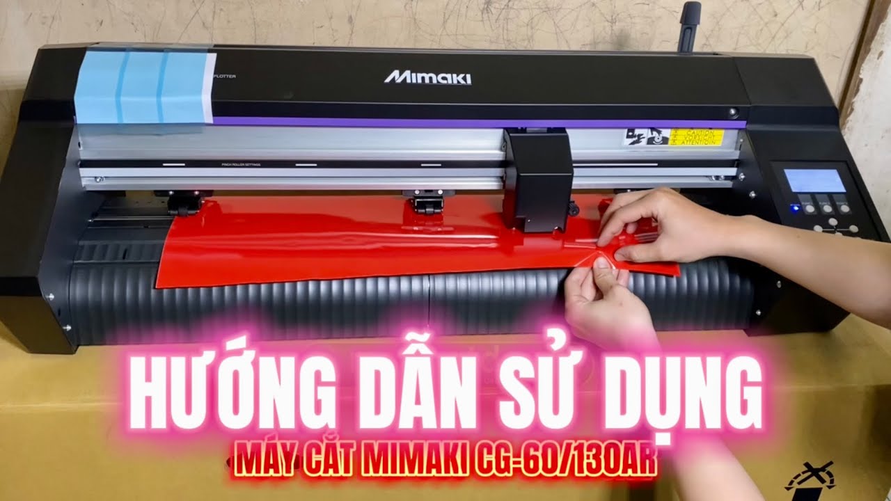 Hướng Dẫn Thay Dây Curoa Máy Cắt Mimaki CG60AR Hướng Dẫn Thay Dây Curoa Máy Cắt Mimaki CG60AR