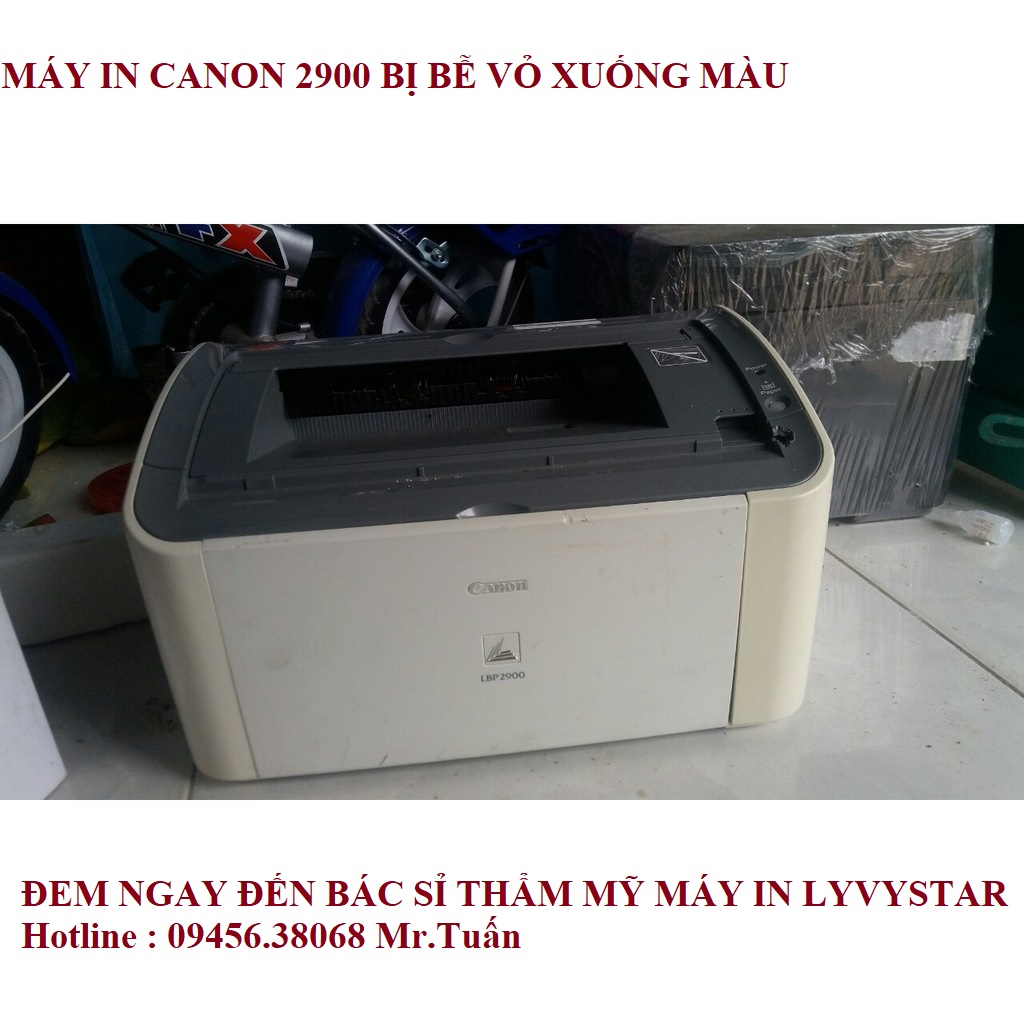 thay bộ vỏ máy in Canon 2900