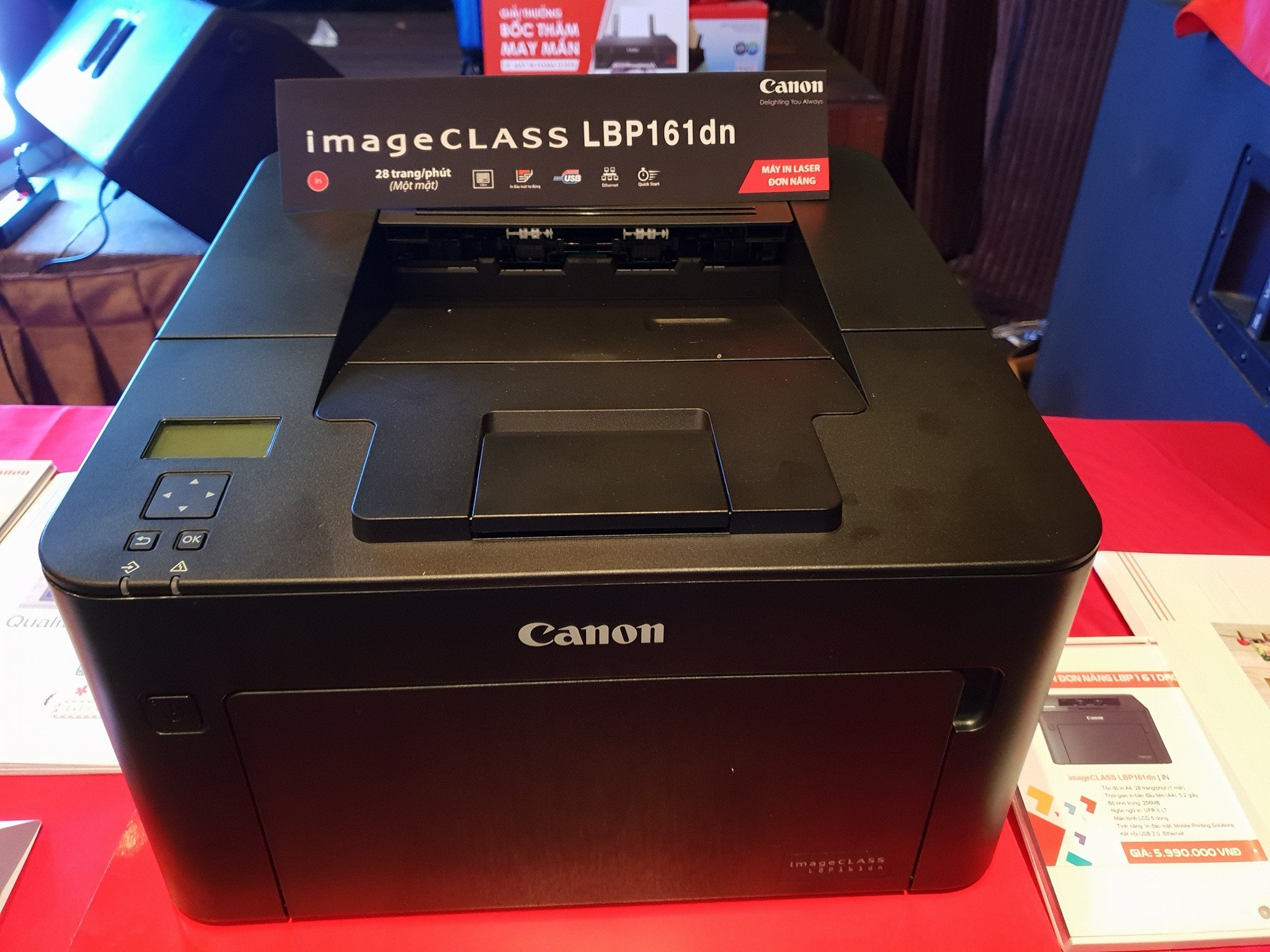 Máy in Laser Canon imageCLASS LBP161dn (In đảo mặt A4) Máy in Laser Canon imageCLASS LBP161dn (In đảo mặt A4)