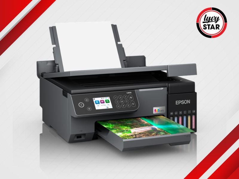Máy in phun đa năng Epson Ecotank L8100 Wifi, Khổ A4 6 màu