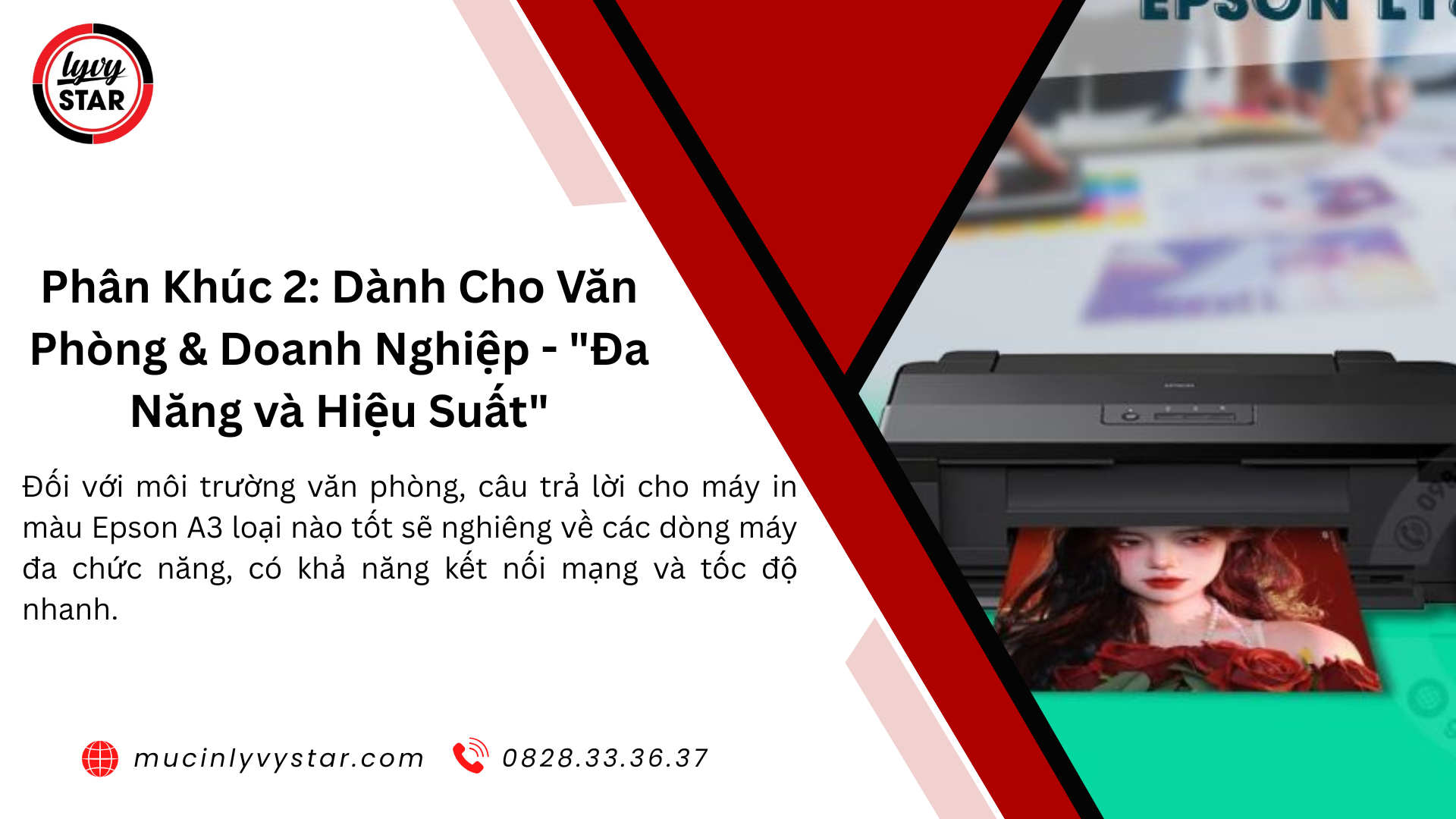 Phân Khúc 2: Dành Cho Văn Phòng & Doanh Nghiệp - "Đa Năng và Hiệu Suất" Phân Khúc 2: Dành Cho Văn Phòng & Doanh Nghiệp - "Đa Năng và Hiệu Suất"