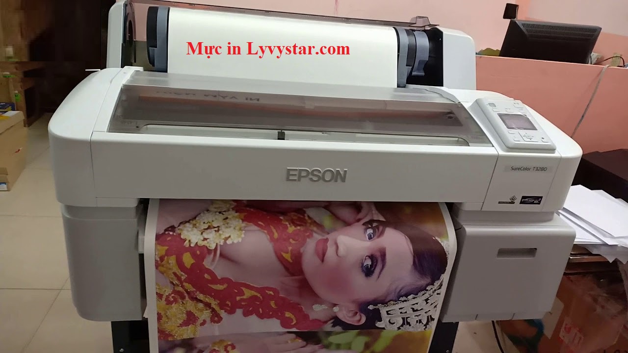 Máy in Epson SureColor T3280 in khổ A1 gắn mực in chuyển nhiệt Máy in Epson SureColor T3280 in khổ A1 gắn mực in chuyển nhiệt