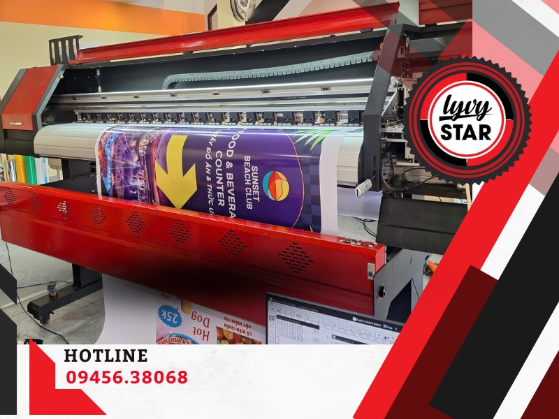 Máy in UV cuộn 1m8 cũ tân trang Máy in UV cuộn 1m8 cũ tân trang