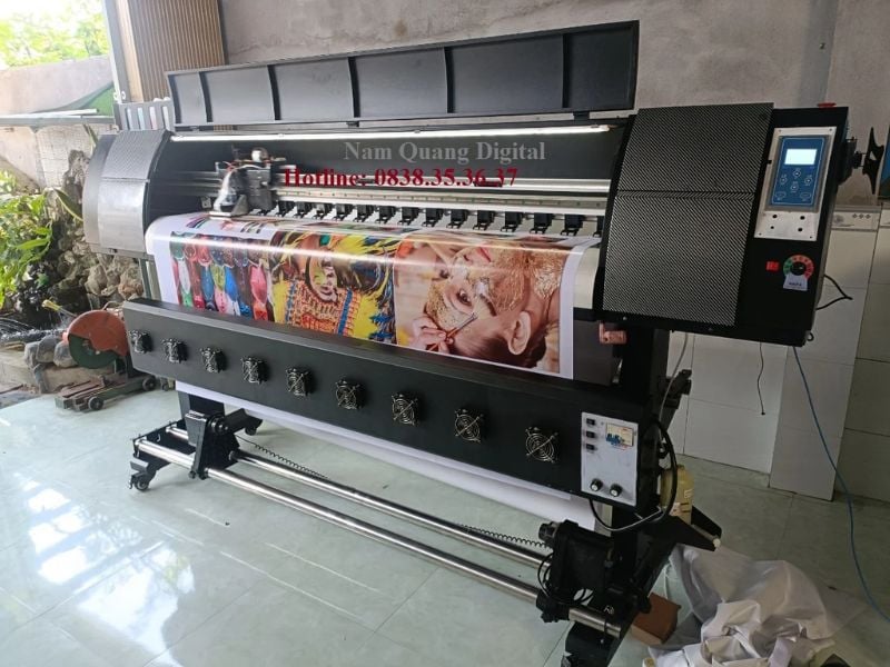 Máy in uv khổ 1m6 cuộn