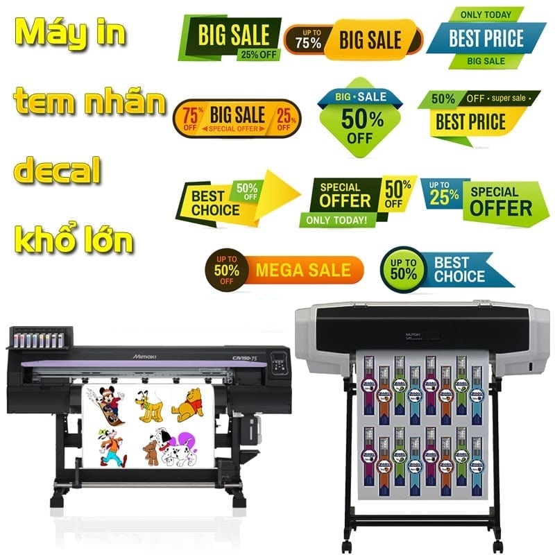 Máy in decal khổ lớn nhất là bao nhiêu là vừa ? Máy in decal khổ lớn nhất là bao nhiêu là vừa ?