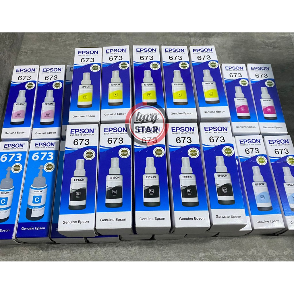 mực in màu epson chính hãng 673 mực in màu epson chính hãng 673