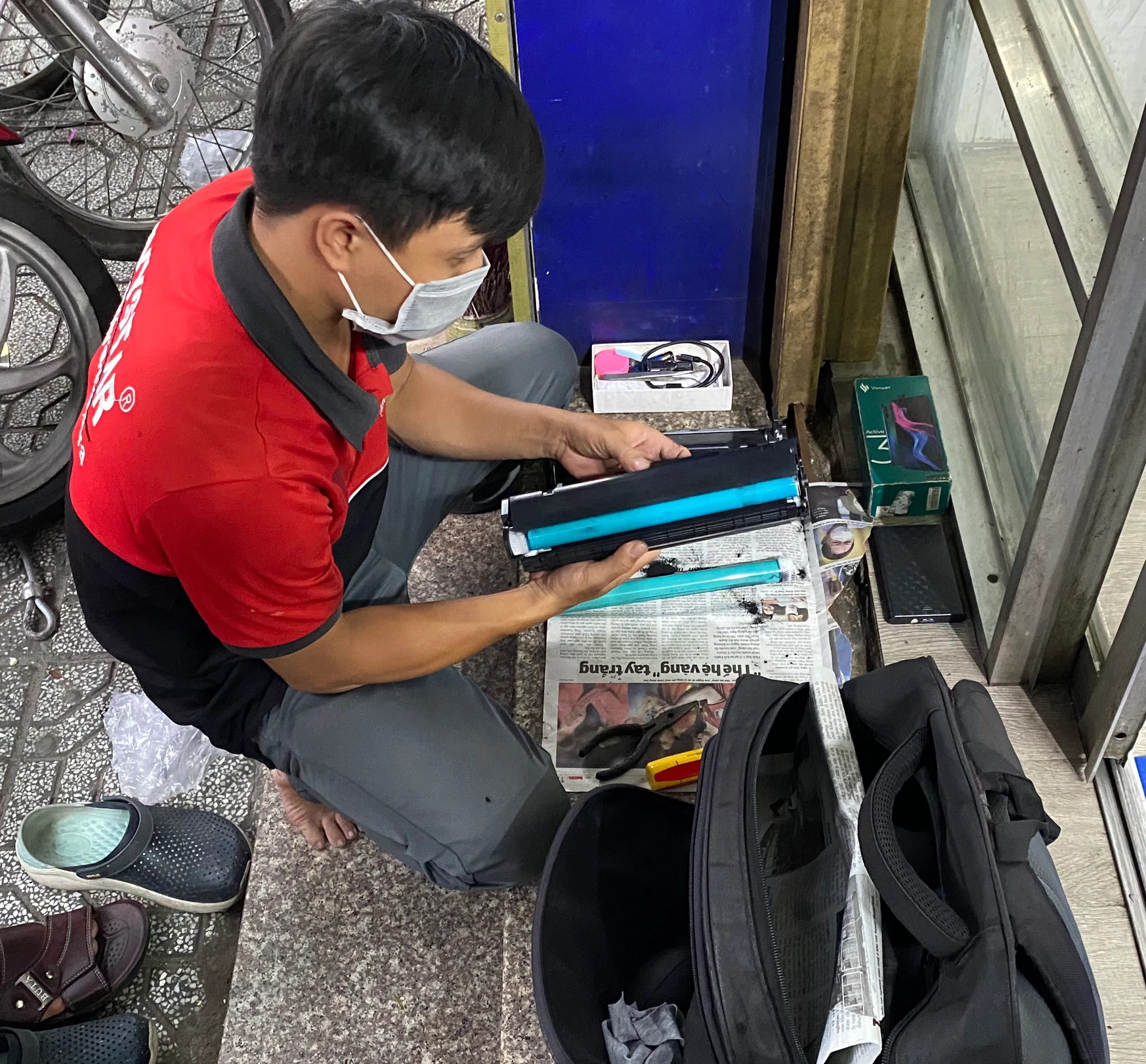 Nạp mực máy in Canon MF284dw