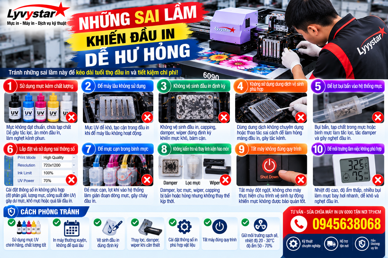 Những Sai Lầm Khiến Đầu In Dễ Hư Hỏng Những Sai Lầm Khiến Đầu In Dễ Hư Hỏng