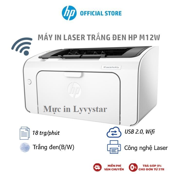 so sánh giữa máy in HP 1000w và máy in M12w