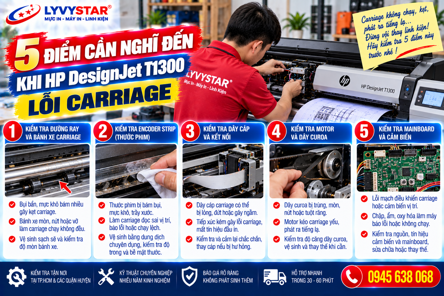 5 Điểm Cần Nghĩ Đến Khi HP DesignJet T1300 Lỗi Carriage 5 Điểm Cần Nghĩ Đến Khi HP DesignJet T1300 Lỗi Carriage