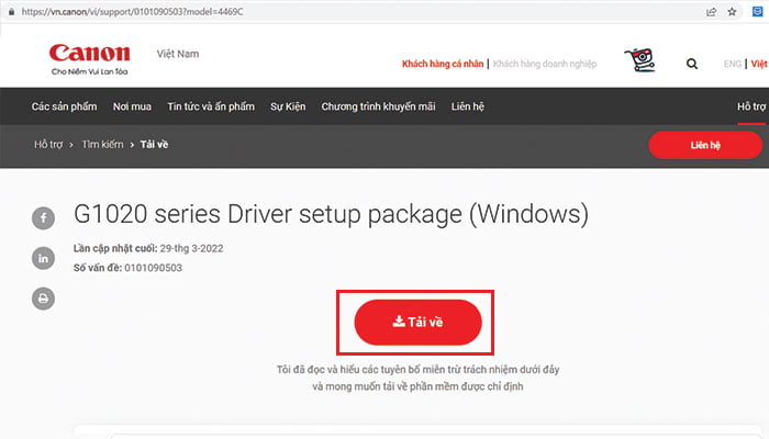 Hướng dẫn cài đặt máy in màu Canon G1020 dễ nhất Hướng dẫn cài đặt máy in màu Canon G1020 dễ nhất