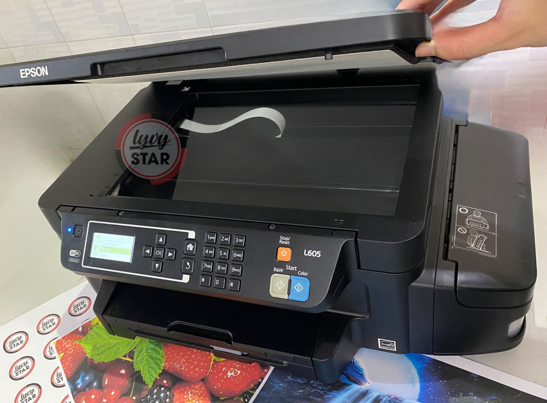 Máy in màu Epson L605 cũ (Wifi - Đa chức năng) Máy in màu Epson L605 cũ (Wifi - Đa chức năng)