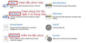 Cách clean mực máy in phun màu Canon đơn giản nhất