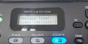 Cách sửa máy in Brother MFC-L2701D/L2701DW báo lỗi replace toner