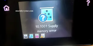 Máy HP 177FW báo lỗi 10.1001 supply memory error?