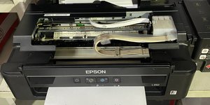 Sửa chữa máy in Epson L350 in ra giấy trắng