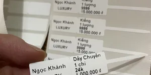 Máy in tem vàng bạc trang sức: Sự chuyên nghiệp và thẩm mỹ cho sản phẩm