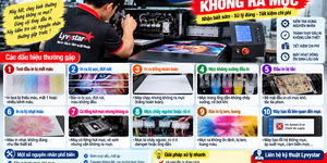 Máy In UV A3 Không Ra Mực: Cách Nhận Biết Nguyên Nhân