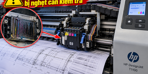 Đầu In HP DesignJet T1100 Bị Nghẹt – Dấu Hiệu Và Cách Kiểm Tra