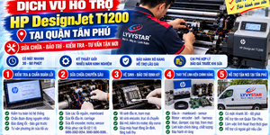 HP DesignJet T1200 Bị Lỗi? Kỹ Thuật Hỗ Trợ Tận Nơi Tại Tân Phú