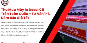 Thu Mua Máy In Decal Cũ Trên Toàn Quốc – Tư Vấn 1-1, Đảm Bảo Giá Tốt