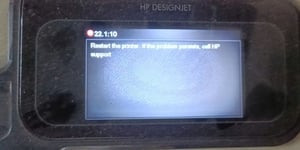 Đơn vị chuyên sữa chữa máy in khổ lớn  HP Design Jet T520 báo lỗi 22.1:10