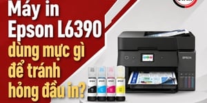 Máy in Epson L6390 dùng mực gì để tránh hỏng đầu in?
