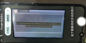 Máy in HP A0 báo lỗi 42:10 - Lỗi cơ hay lỗi motor? Đừng nhầm với lỗi đầu in