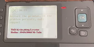 Máy in A0 HP báo lỗi 08:11 là lỗi gì?